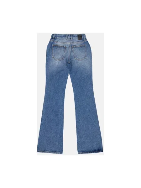 Jeansy dzwony Off-white dzwony białe