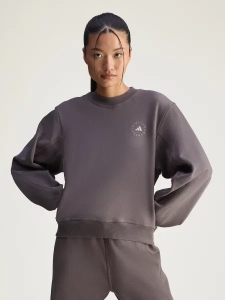 Світшот adidas комбінований верх коричневий