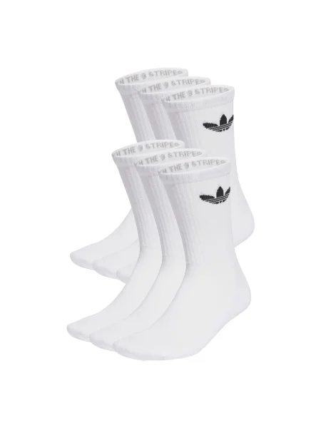 ADIDAS ORIGINALS Nogavice Trefoil črna bela