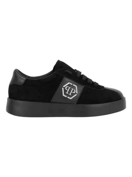 Sneakersy Philipp Plein skórzane czarne