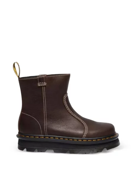 Bőr bakancs Dr. Martens barna