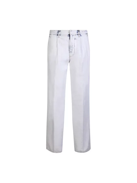 Talia jeansy Dsquared2 z wysoką talią niebieskie