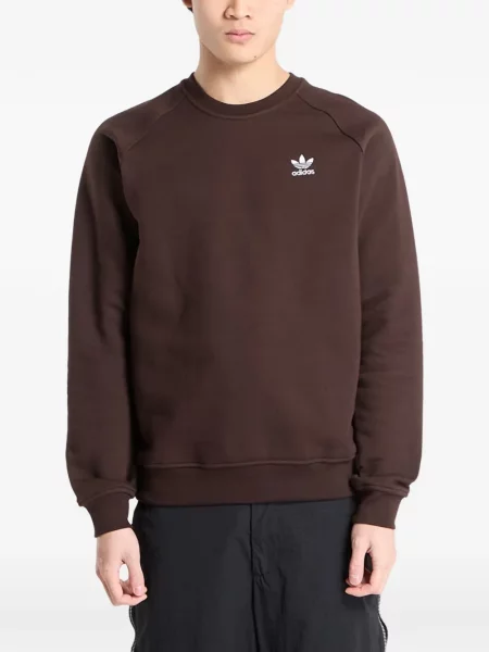 Krótka graficzny koszulka Adidas Campus z perforacją szara