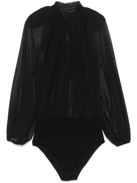 Боди Atu Body Couture от тюл черно