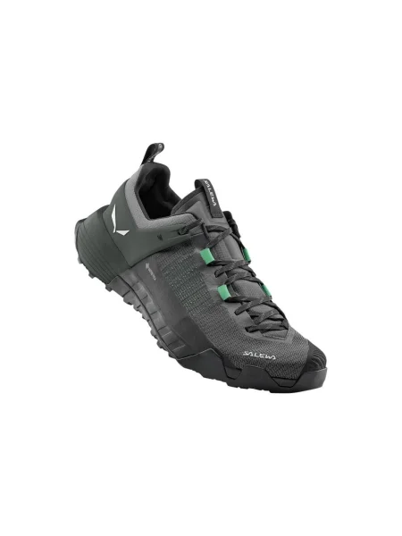 Pánske nástupové topánky Salewa Wildfire Nxt GTX onyx / irish green zelená