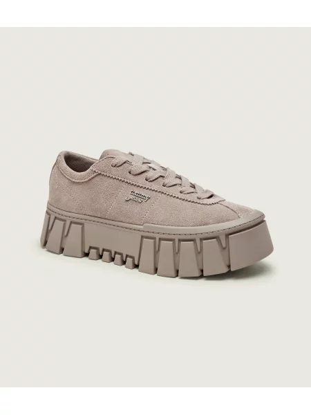 Tommy Jeans Sneakers | piele întoarsă bej