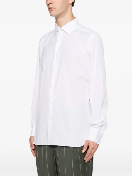 Lung cămașă Zegna alb