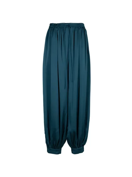 Pantaloni Cinq A Sept din satin albastru