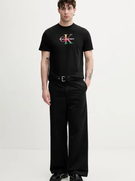 Calvin Klein Jeans Tricou PRIDE negru