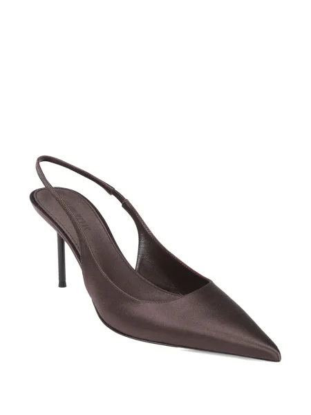 Pantofi cu toc Paris Texas slingback maro