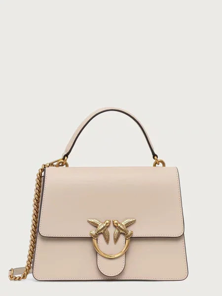 Rucsac Pinko din piele bej