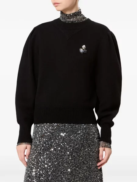 Pulover Isabel Marant cu autograf negru