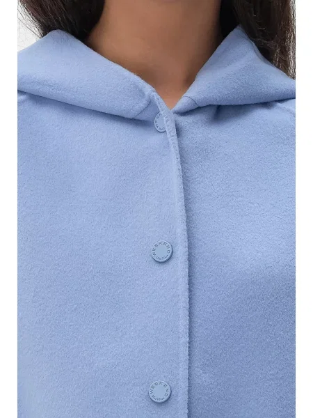 Пальто Weekend Max Mara голубое