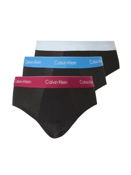 Calvin Klein Underwear Slip albastru / gri deschis / mov zmeură / negru alb