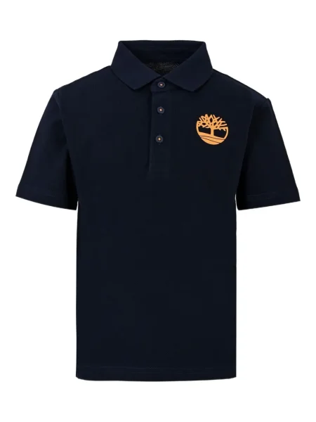 Koszulka polo dziecięca Timberland niebieska