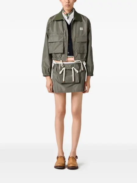 Geacă Miu Miu verde