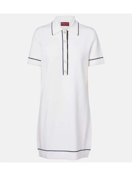 Volnena obleka Gucci bela