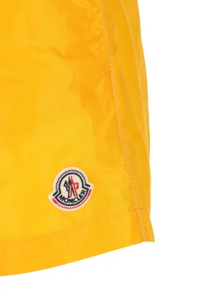 Fürdőruha Moncler autogrammal sárga
