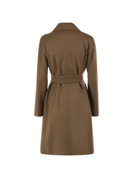 Cu centură palton Max Mara plic maro