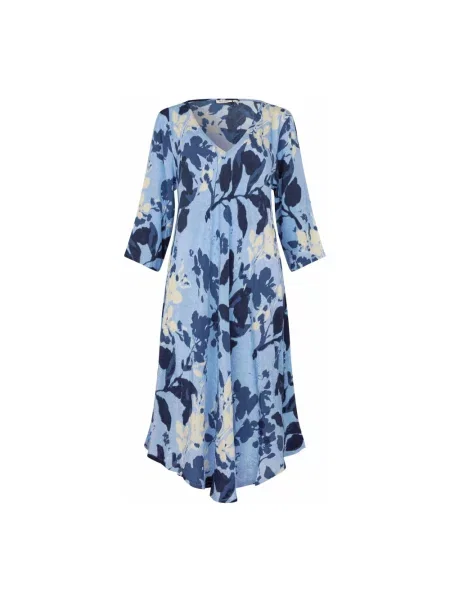 Sukienka midi Masai do kolan niebieska