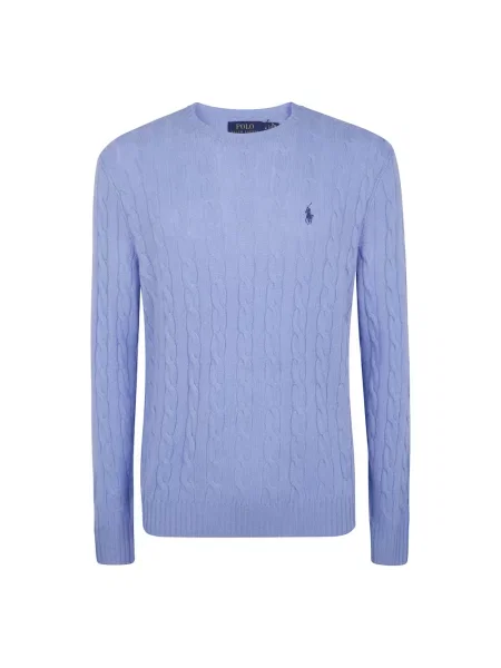 Długi sweter Polo Ralph Lauren z długim rękawem niebieski