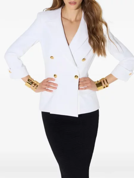 Geacă Elisabetta Franchi stretch alb