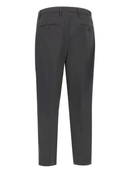 Pantaloni Briglia 1949 de lână plisate gri