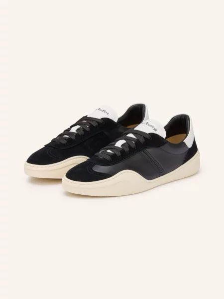Acne Studios Trampki schwarz białe