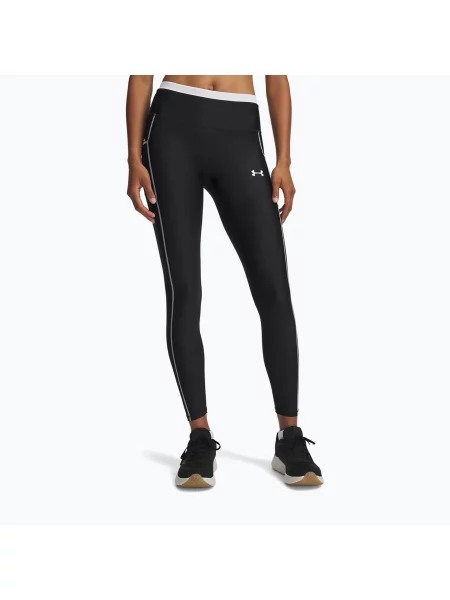 Colanți de antrenament pentru femei Under Armour HeatGear Novelty Leggings black/white alb