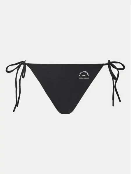Spodnji del bikini KARL LAGERFELD črna
