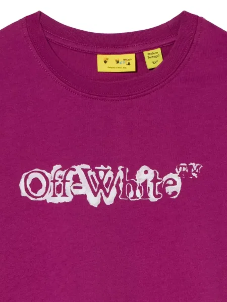 Koszulka dziecięca Off-white biała