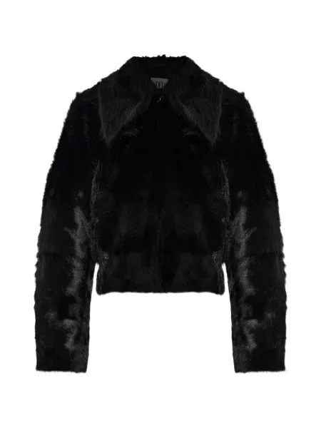 Geacă By Malene Birger cu blană negru