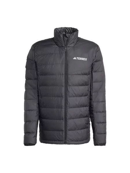 ADIDAS TERREX Μπουφάν πεζοπορίας Multi Light Down CLIMAWARM μαύρο λευκό