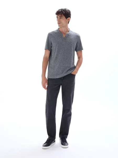 Tricou Celio scurt gri