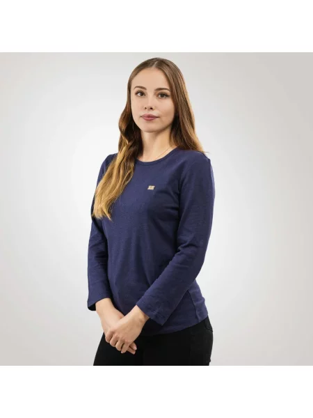 Top Emporio Armani Ea7 niebieski