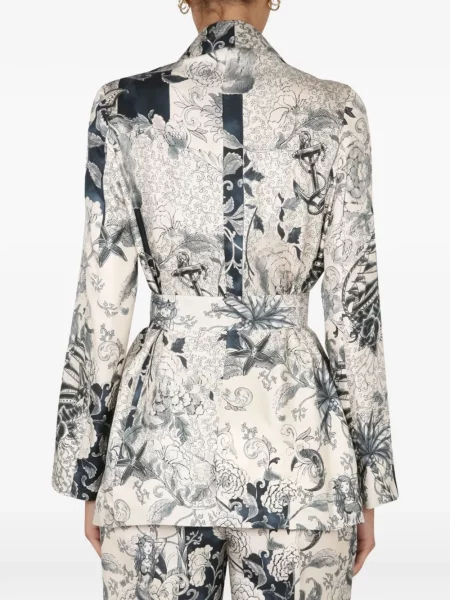 Geacă Etro cu model floral cu imagine