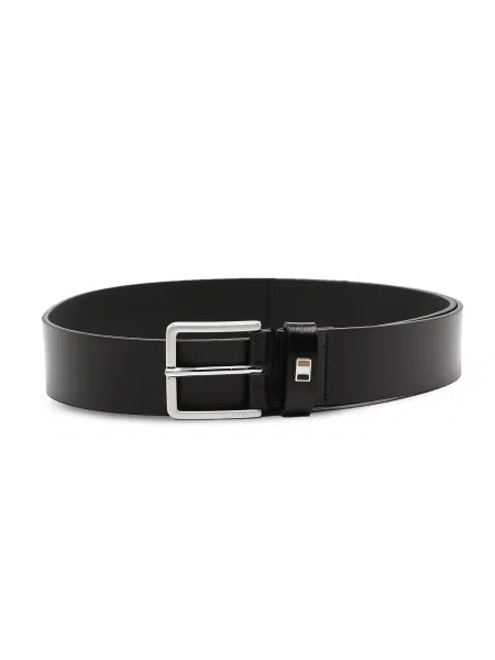 BOSS BLACK De piele curea negru