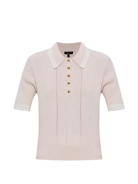 Top Rag & Bone cu nervuri roz