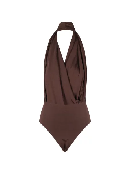 Body The Andamane cu gât halter plic maro