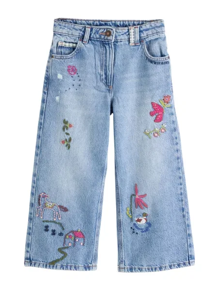 Next Jeans denim / deschis / verde deschis / roz albastru