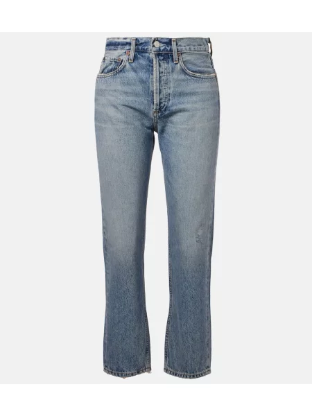 Proste jeansy Agolde szare