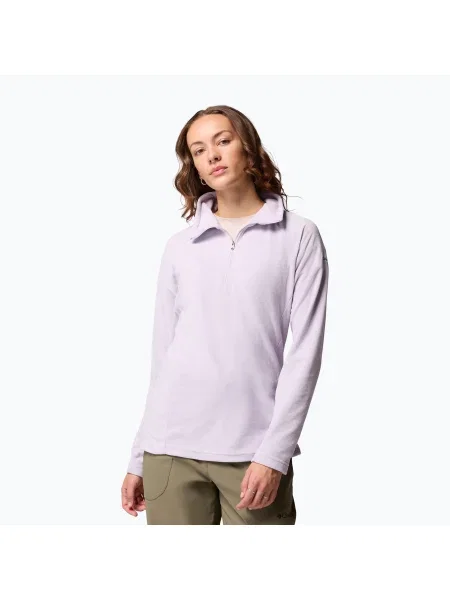 Bluză polar pentru femei Columbia Glacial IV Zip lavender pearl