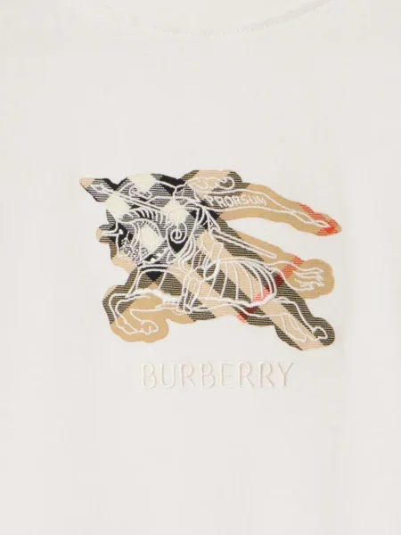 Tricou Burberry în carouri alb