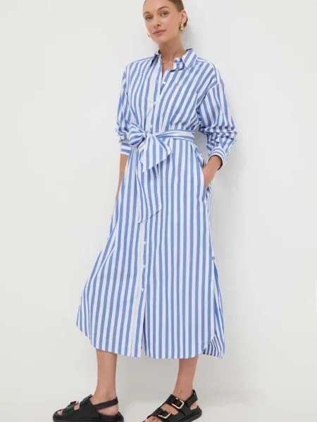 Weekend Max Mara ruha midi egyenes narancsszínű