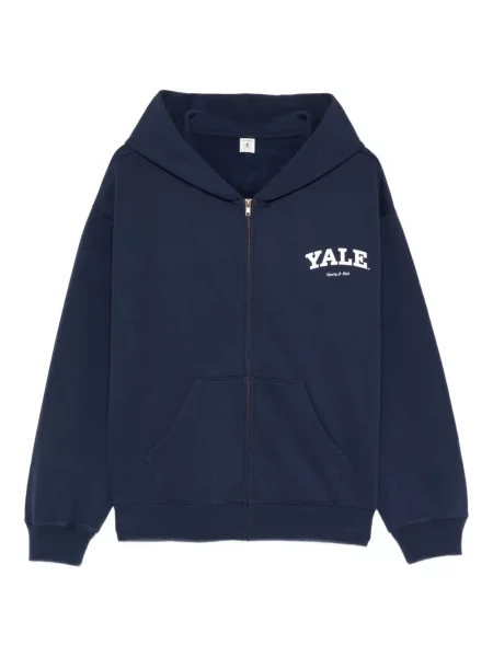 Hanorac cu glugă Sporty & Rich albastru