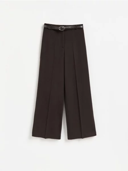 Reserved Pantaloni cu adaos de maro-închis maro