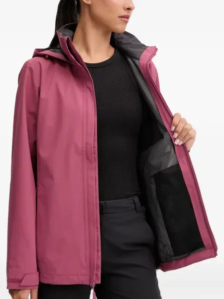 Kurtka Jack Wolfskin z kapturem różowa