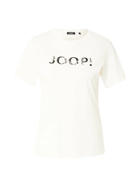 JOOP! Tricou Tanna negru / natural alb