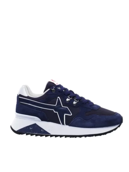 Sneakersy W6yz zamszowe niebieskie