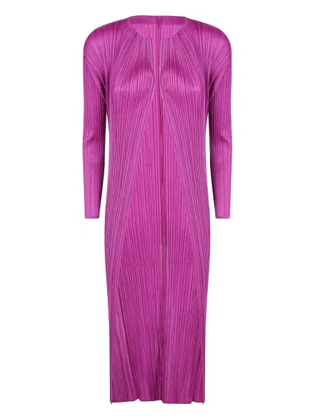 Palton Pleats Please Issey Miyake plisat roz